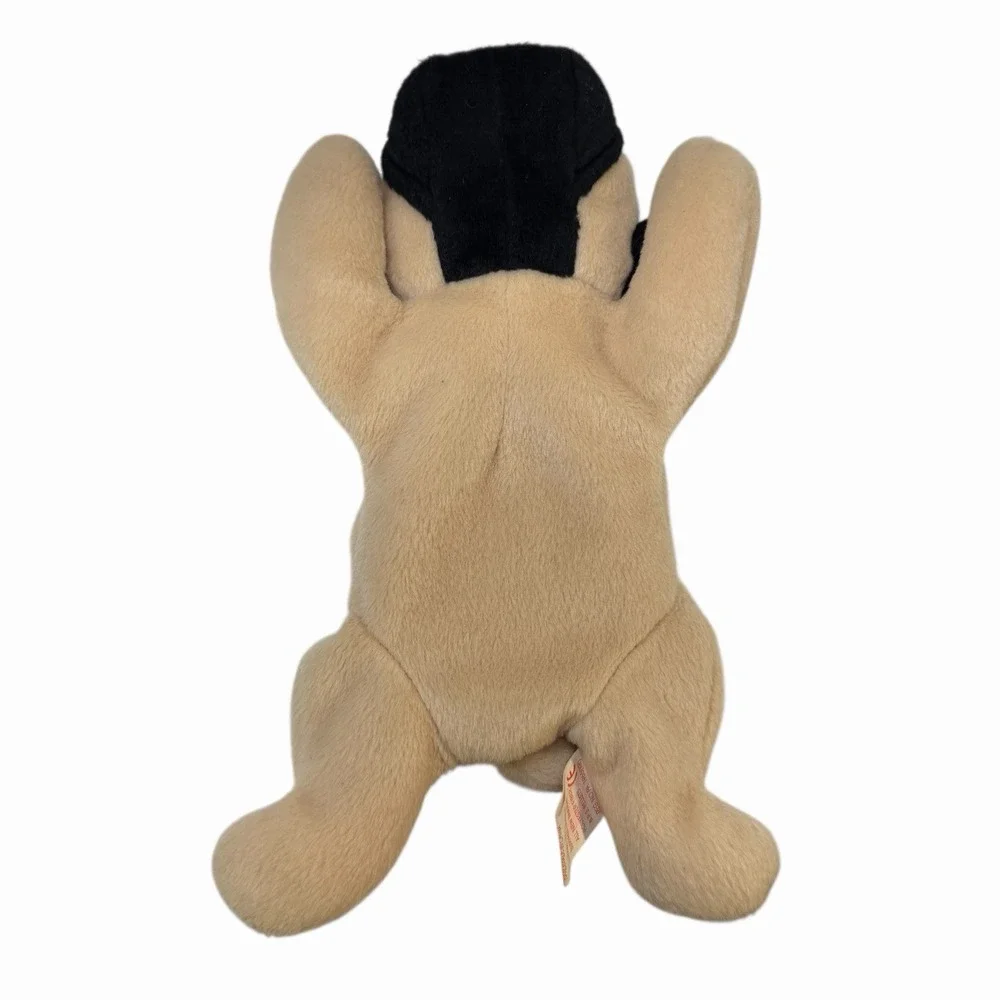 Vintage Ty Beanie Babies Pugsly The Pug Dog 1996 Plush Toy‎ Beanie Baby